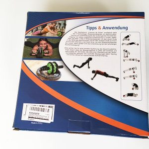 Bauchroller Test Sportastisch Extreme Ab Roller Bauchtrainer Verpackung Rückseite