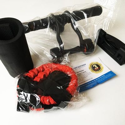 Bauchroller Test Sportastisch Profi Bauchtrainer 3-Wheeler alle Inhalte verpackt