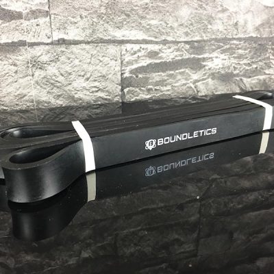 Fitnessband Test Boundletics schwarz 10 bis 30 kg GEsamtansicht ausgepackt