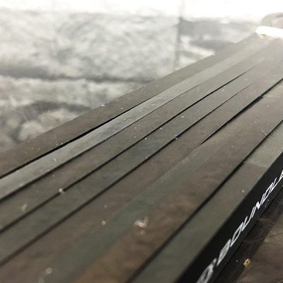 Fitnessband Test Boundletics schwarz 10 bis 30 kg seitlicher Schnitt