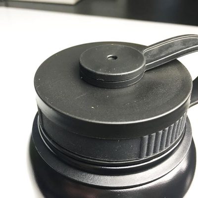 Trinkflaschen Test Sportastisch Hydro Boost Schwarz Deckel