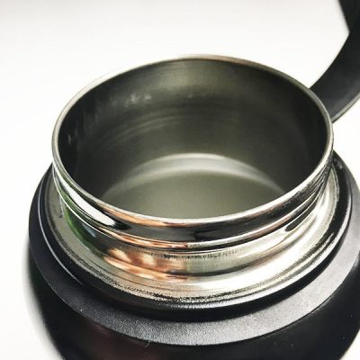 Trinkflaschen Test Sportastisch Hydro Boost Schwarz Oeffnung oben