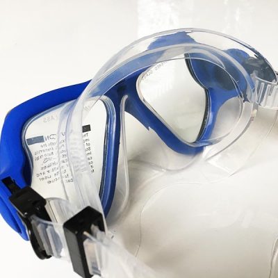 Schnorchelset Test Sportastisch Snorkel Star Blau seitlich hinten