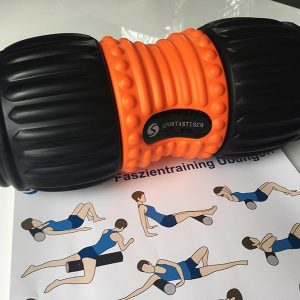 Faszienrolle Test Sportastisch Ergo Roll mit Anleitung