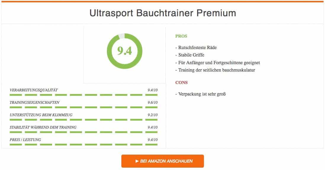 Ultrasport Bauchtrainer Premium