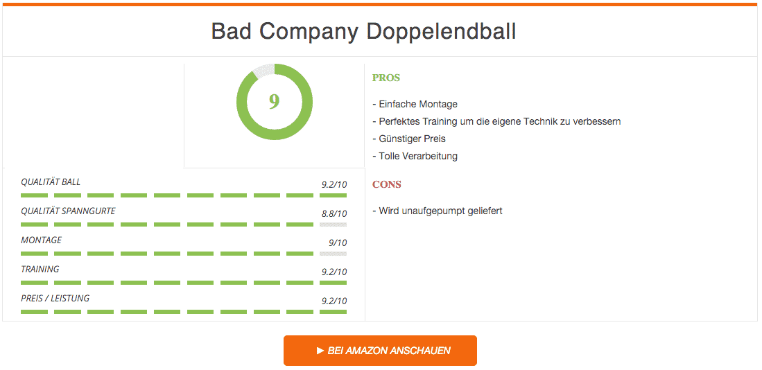 Bad Company Doppelendball Schwarz Rot Ergebnis